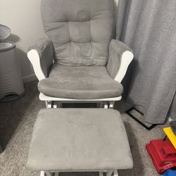 Baby Rocking Chair and Ottoman