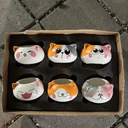 Cat Planter Set With Base