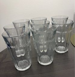 Set of 8 Drinking Glasses