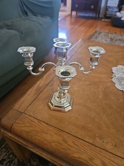 Vintage silver plated Candelabra