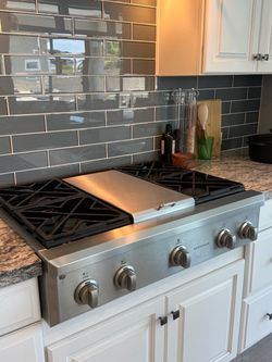 GE Monogram Stainless Steel Gas Rangetop