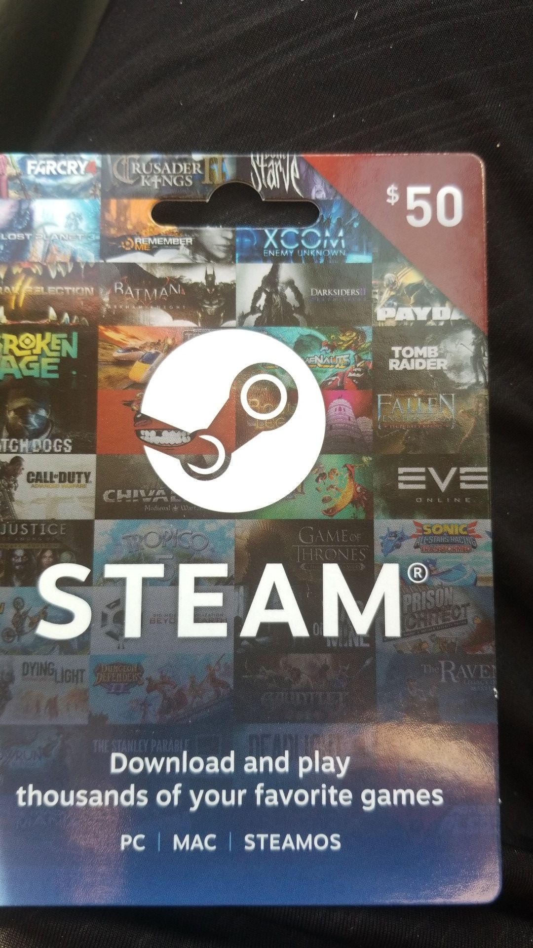 Steam 50.00 card