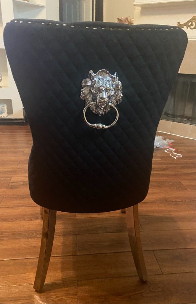 Civama, Luxury Velvet Kitchen Chairs