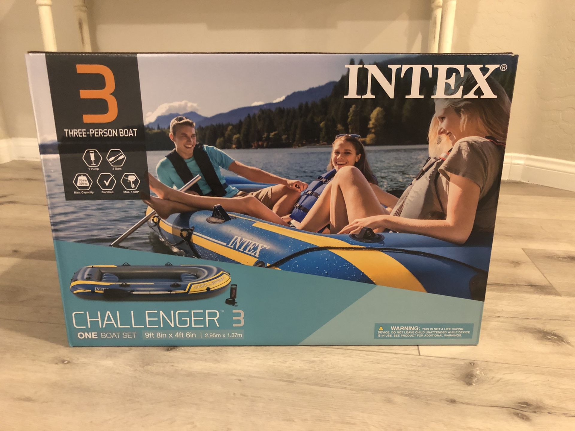 Inflatable 3 Person Boat