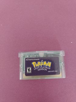 Game Boyy Advanced Pokemon Light Platinum Version Cartridge