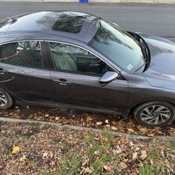 Gray Honda Civic 2017 