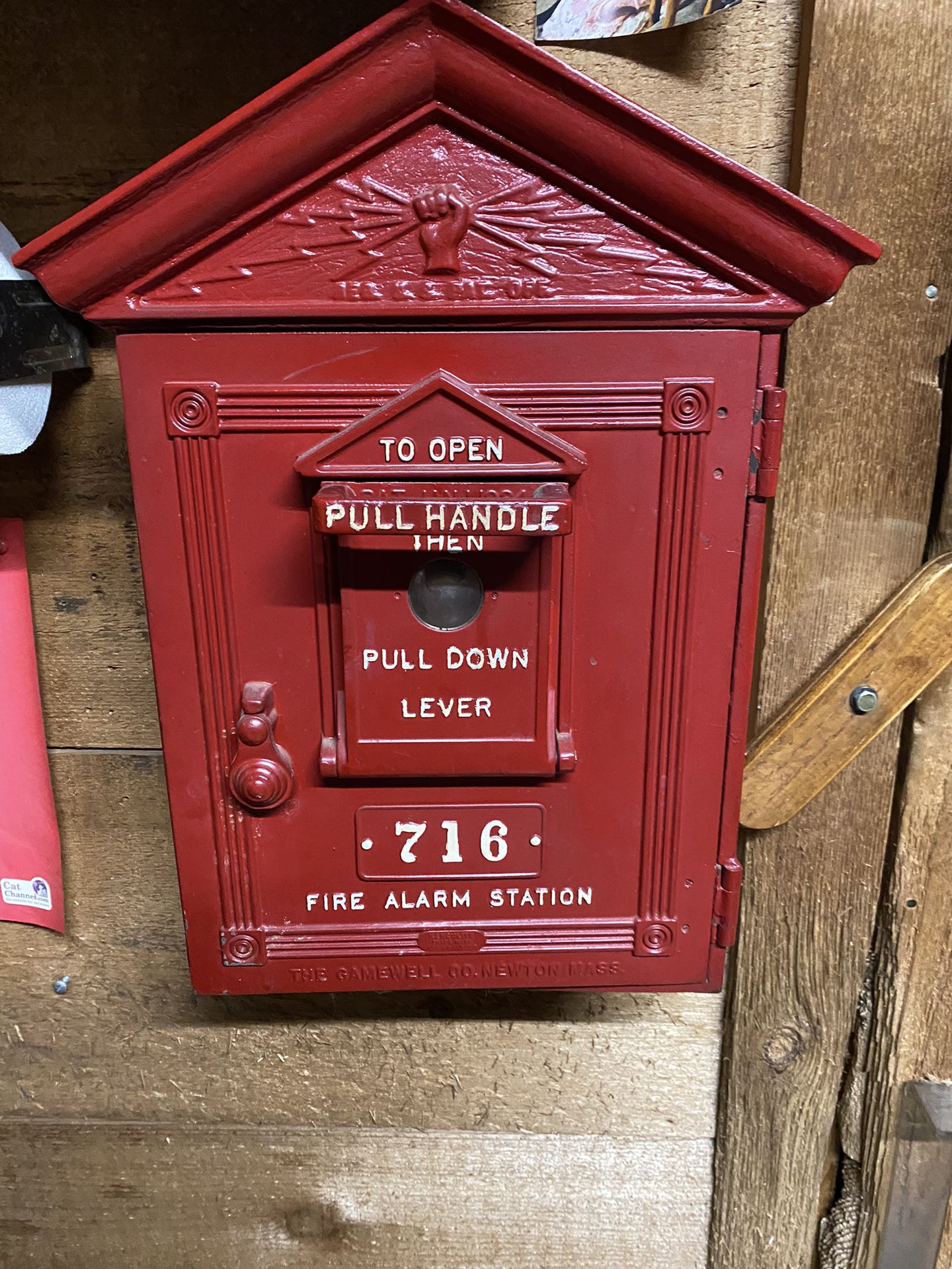 Wall-mounted Fire Alarm Station Box