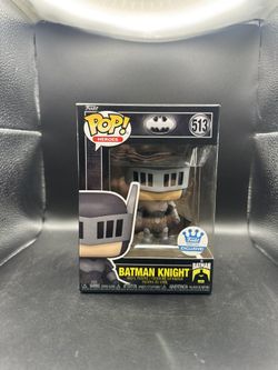 Funko Web Exclusive Pop HEROES Figure DC Universe Batman Knight #513 w/Protector