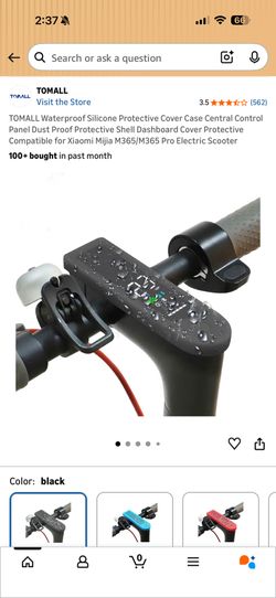 TOMALL Silicone Dashboard Cover for Xiaomi M365/M365 Pro Scooter - New