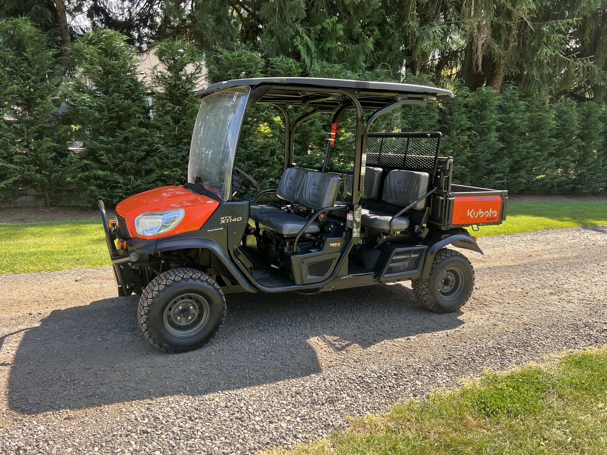 2023 Kubota RTV-X1140 - Diesel - Power Steering & Dump Bed - 280 Hours
