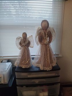  Set of 2 Handmade Angels