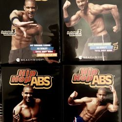 4 Hip hop Abs DVD’s $25 For All Together!!