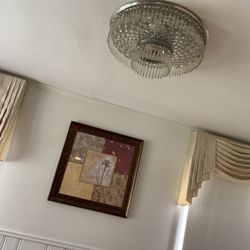 Antique Crystal Chandelier