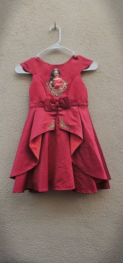 Disney Store Elena De AVALON Girl Red Dress 5/6
