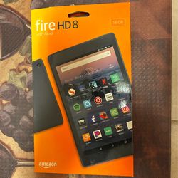 Fire Tablet 8 HD, 16GB, New