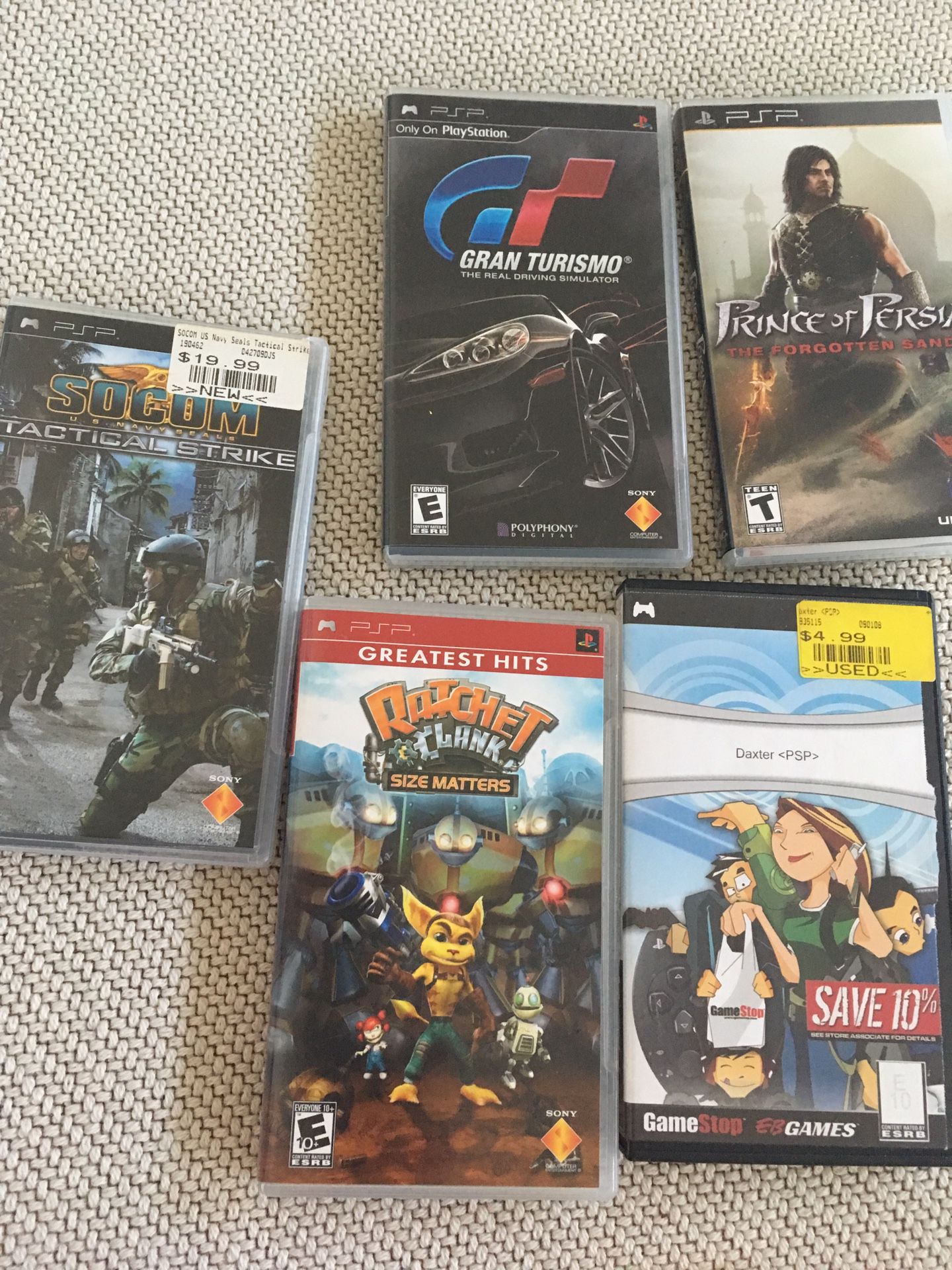 Psp games various $3 and up