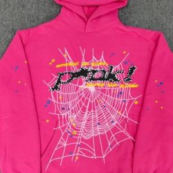 Pink Spider Hoodie