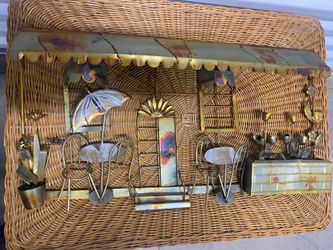 Vintage Metal Cafe Wall Art