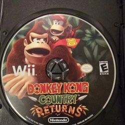 Nintendo Donkey Kong Country Returns Nintendo Wii Game - Not in Original Packaging