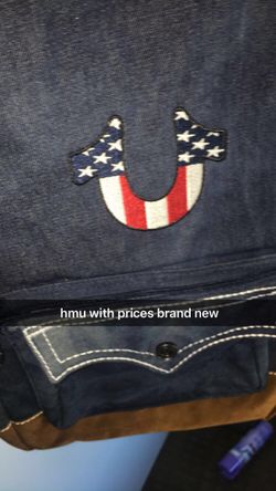 True religion 4th of July backpack