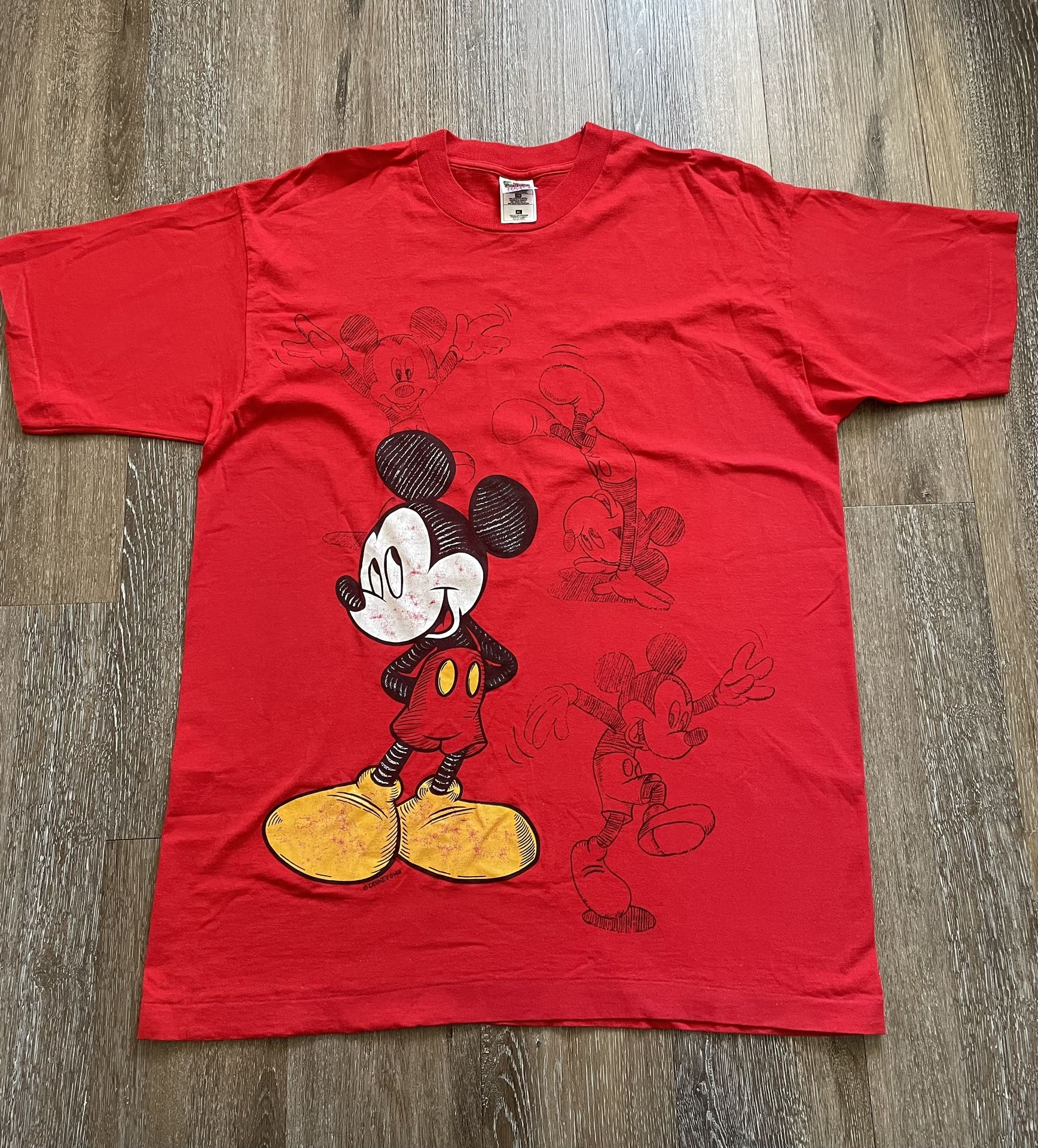 Vintage Mickey Mouse Single Stitch T-shirt 