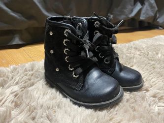 Baby Girl Combat Boots. 