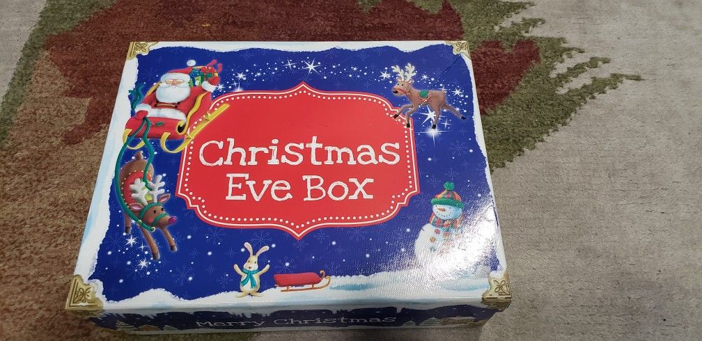 Christmas EVE decorating Box With  Book Kids Books Kids Toys