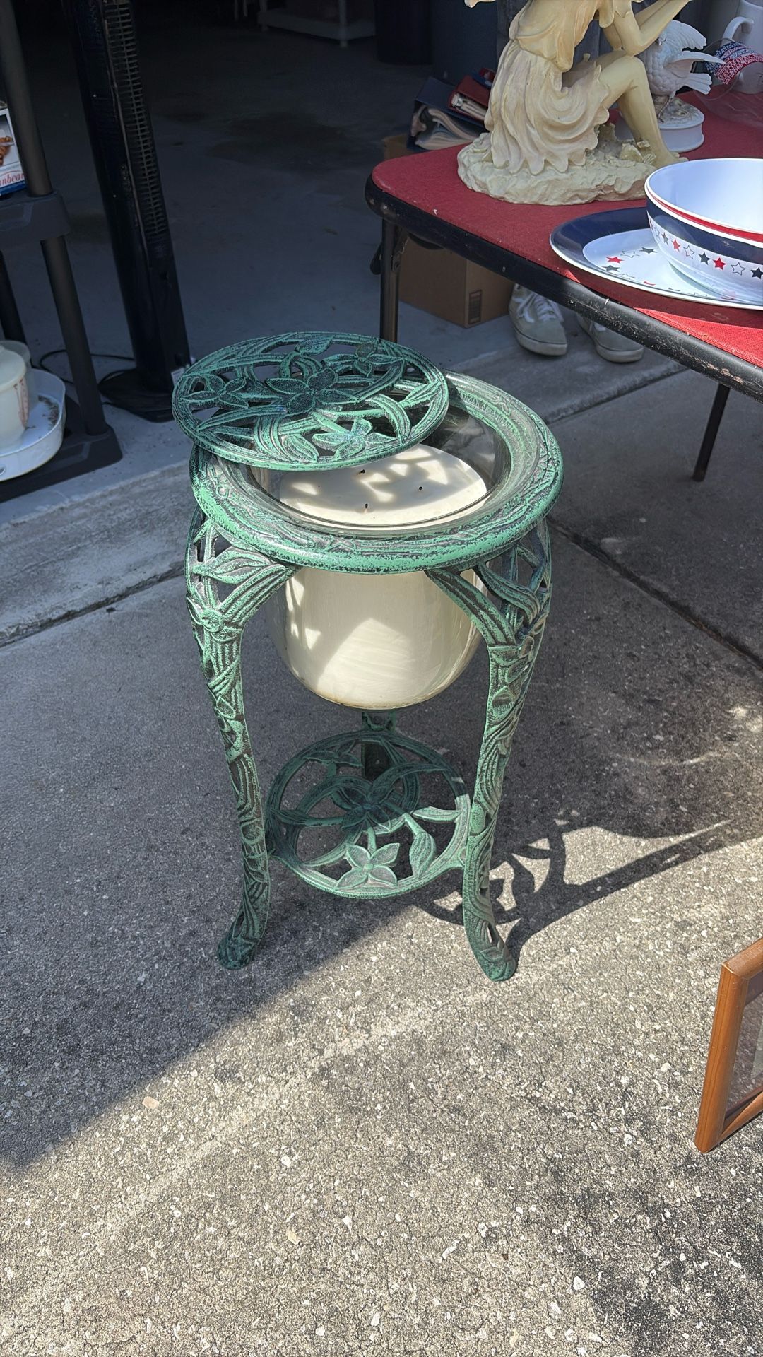 Metal, Plant / Candle Holder 