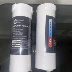 2 Pack Crystala CF9 Compatible with GE Refrigerator Water Filter XWF System 