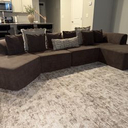 Brown Sectional Sofa