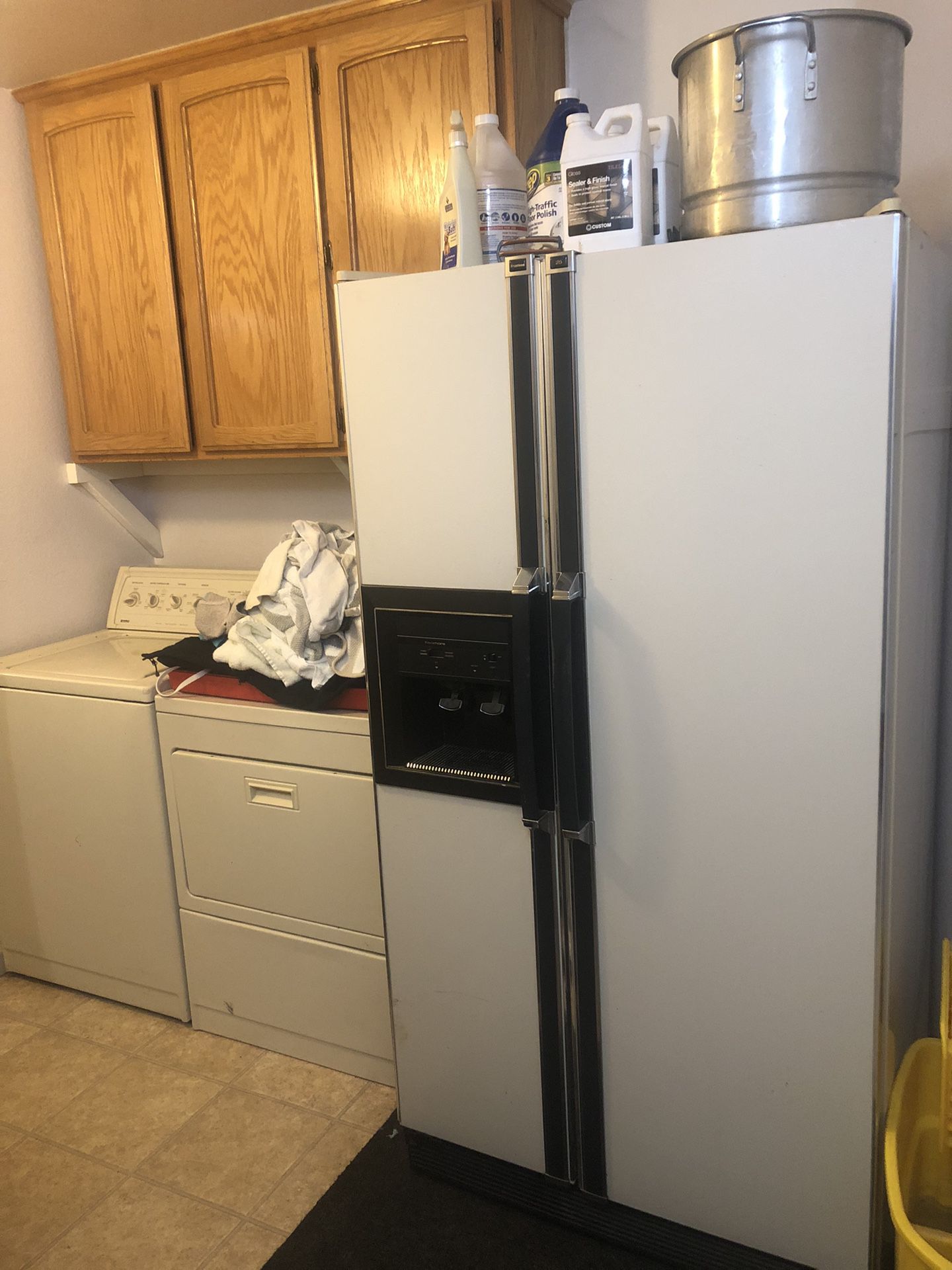 Washer and dryer plus refrigerator freezer