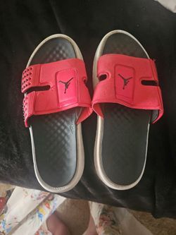 Jordan Slide Sandals Red