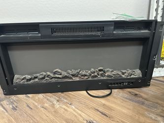 Electric Fireplace With Remote