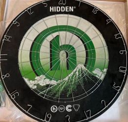 Hidden NY PPF Dartboard Green