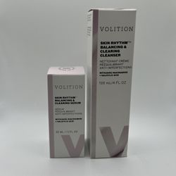 Brand New VOLITION Skin Rhythm Balancing & Clearing Serum & Cleanser