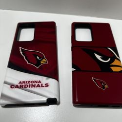 ARIZONA CARDINALS FOOTBALL TEAM Samsung Galaxy S20/21 Ultra Case lot of 2 