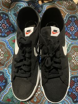 Nike Court Legacy Canvas Black White