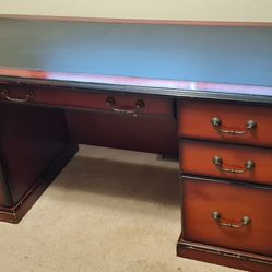 Complete Home Office Set: Z-Line Executive Desk + Tall Bookcase