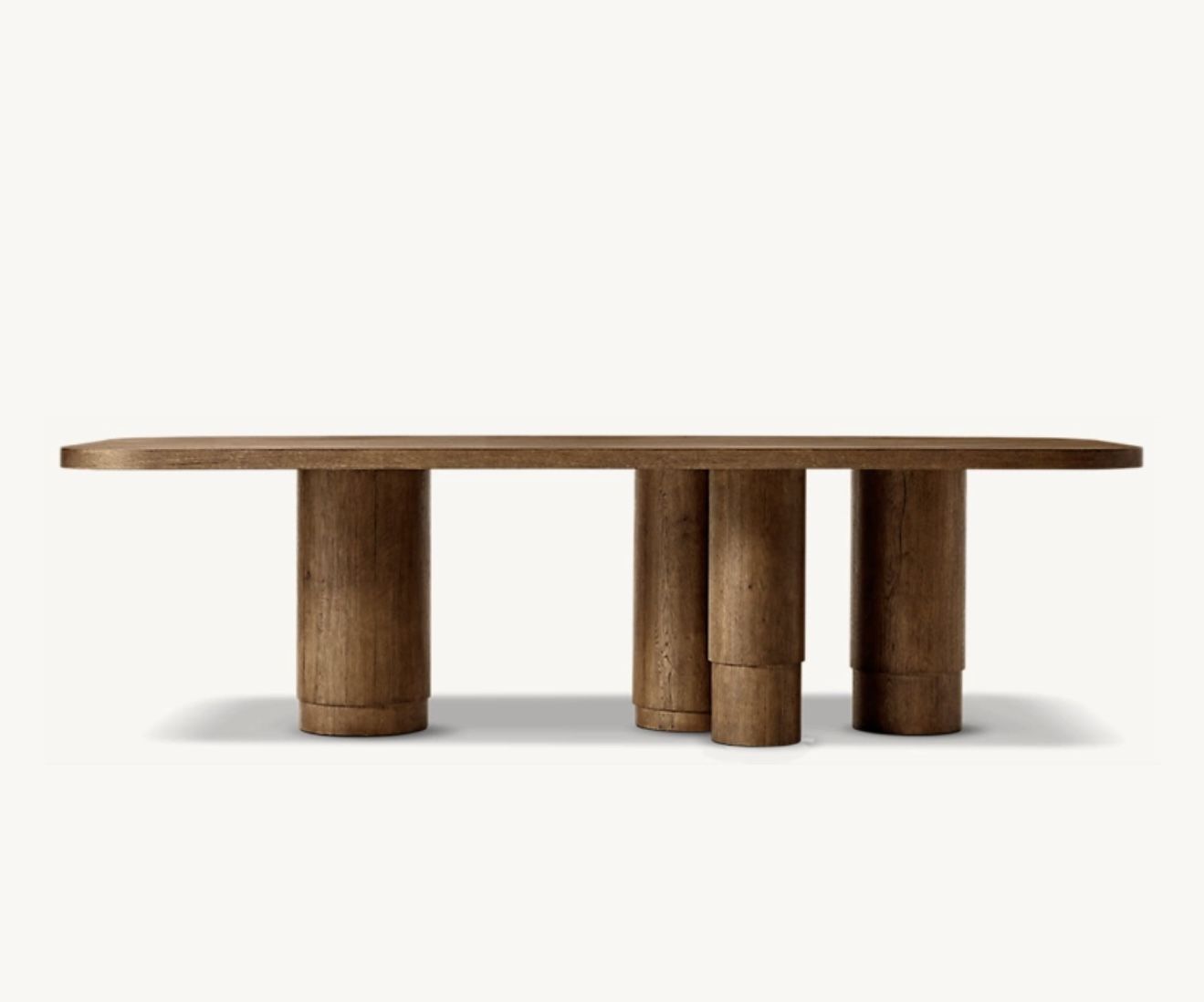 New Restoration Hardware Oak Tropez 108” Dining Table