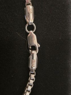 925 Italy Sterling Silver Box Chain Necklace – 21” – 15g – Great Shine