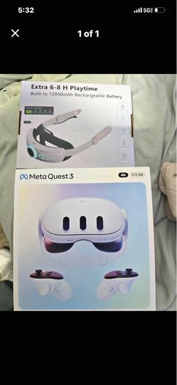 Oculus quest 3 with extended battery headset