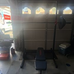 Olympic Bench and Weight Set