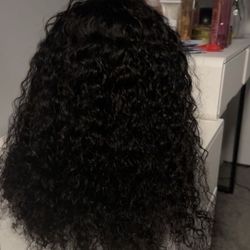 V Part Curly Wig