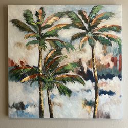 Original Palm Tree Painting 
