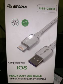 IOS Charger 10ft Heavy duty cable