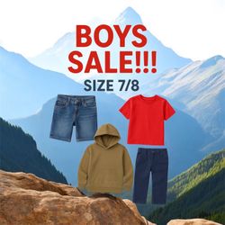 Huge Boys Fall  Winter Clothing Clean Out Resale Size 8