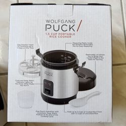 Wolfgang Puck 1.5 Cup Portable Rice Cooker (Model 723-641)