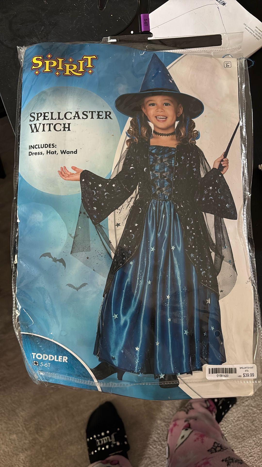 Toddler witch costume