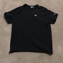 vintage champion black large shirt