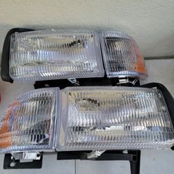 94-01 RAM Headlights Luces Micas Calaveras Faros Faroles